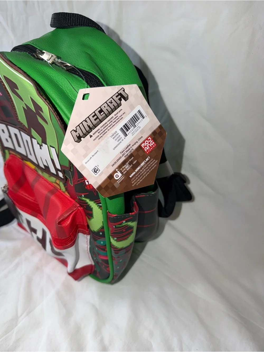 Green & Red 'BOOM!' Kids Backpack - Unbranded